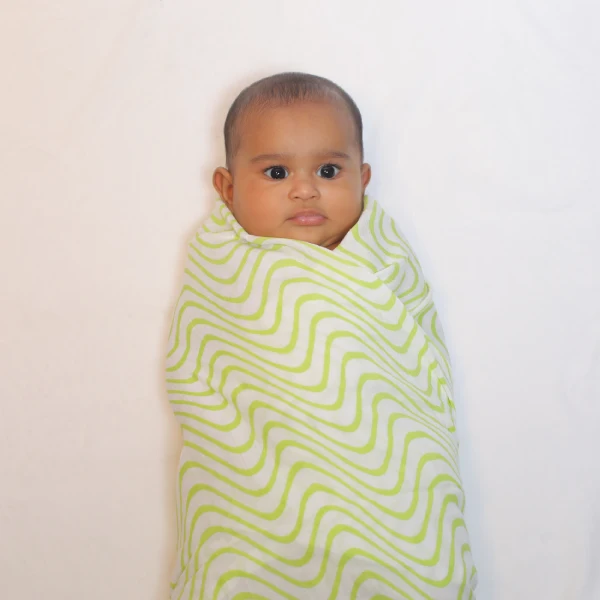 lime-green-stripes-attractive-elegant-swaddle